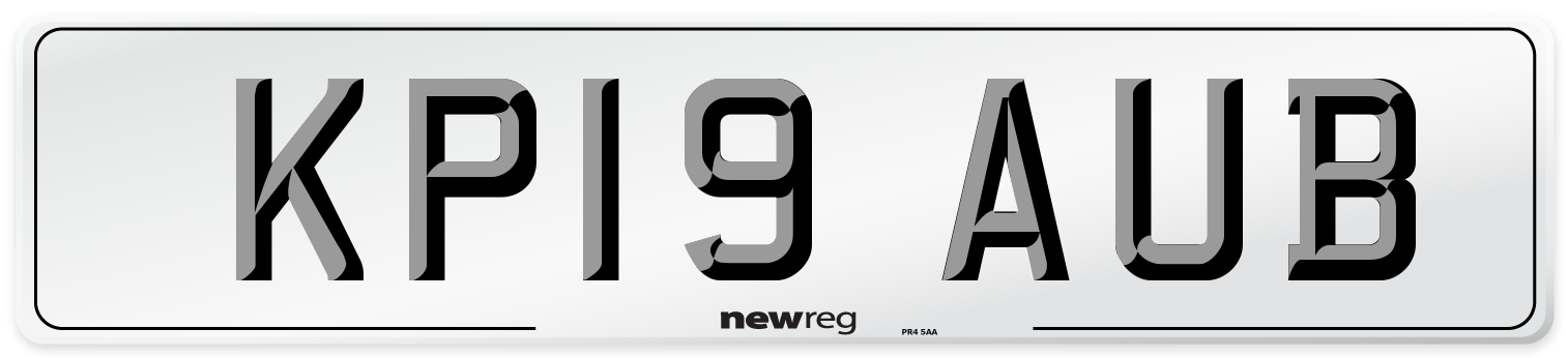 KP19 AUB Number Plate from New Reg